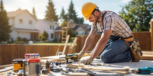 Contractor in Salem, Oregon, working on a home project.
