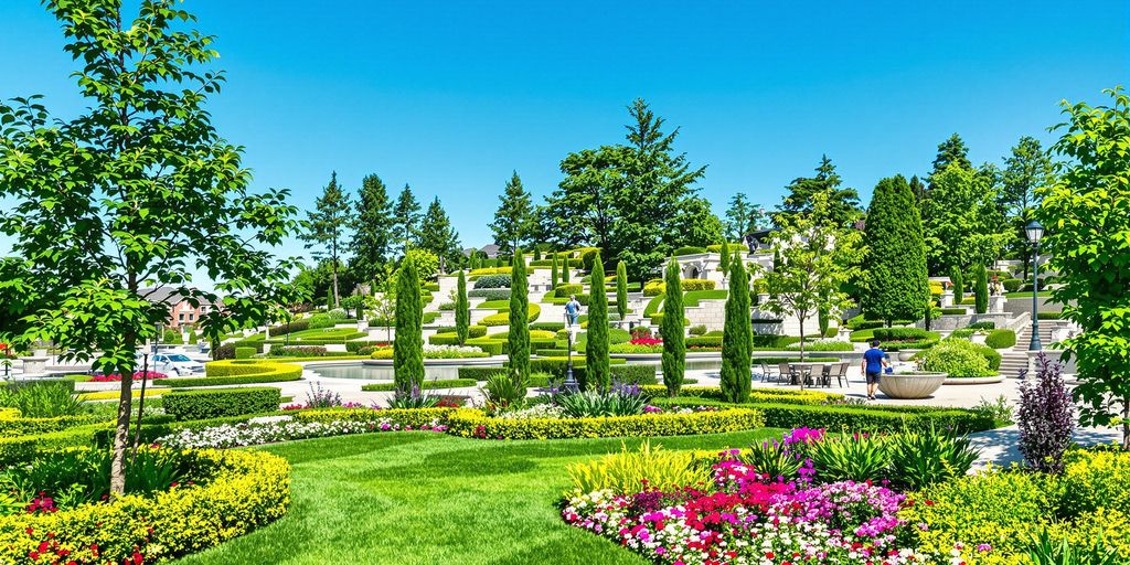 Elegant landscape design for high-end designers in 2025.